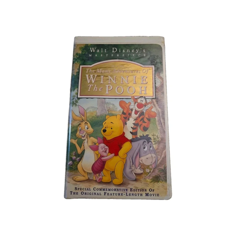 Vintage 1996 The Many Adventures of Winnie the Pooh VHS